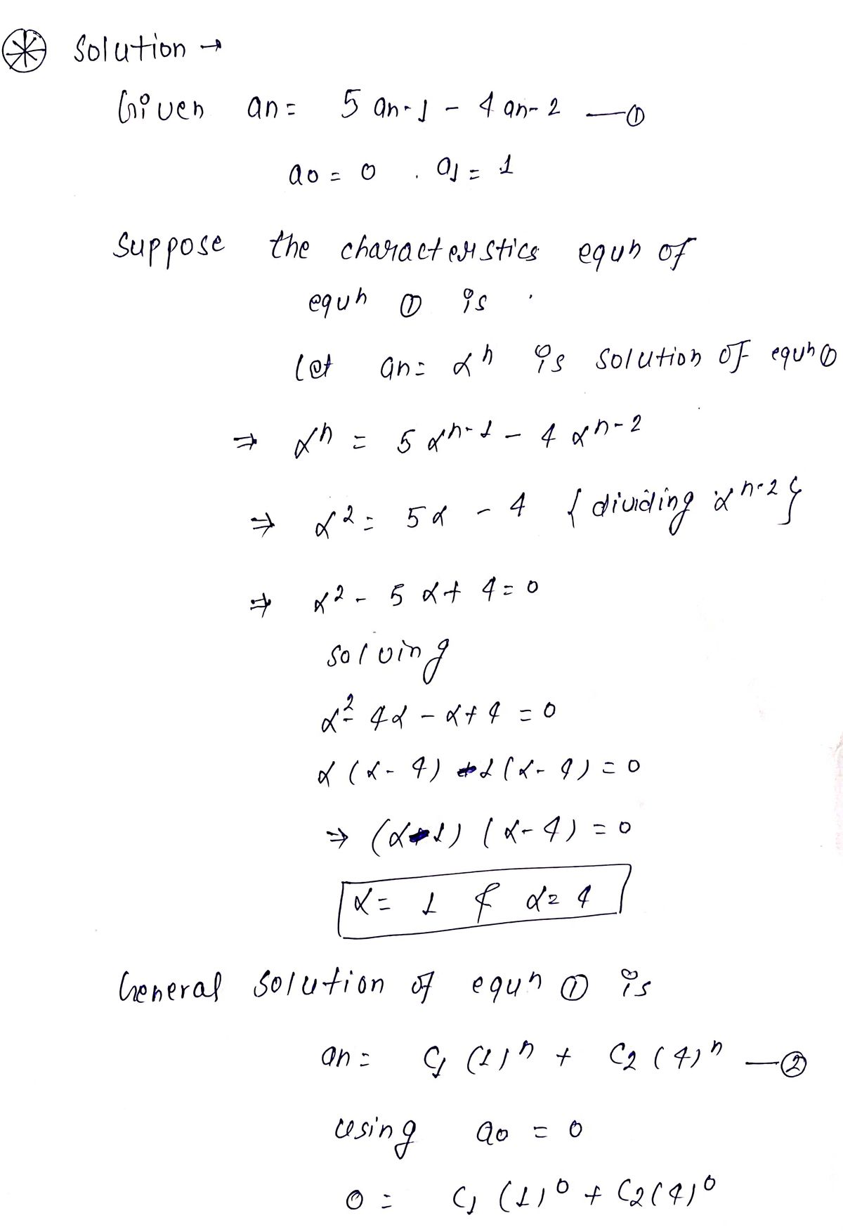 Advanced Math homework question answer, step 1, image 1